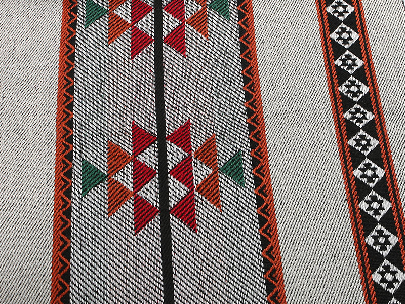 শ্বাস প্রশ্বাসের বোনা রঙ বোনা স্ট্রাইপ তাঁবু ফ্যাব্রিক