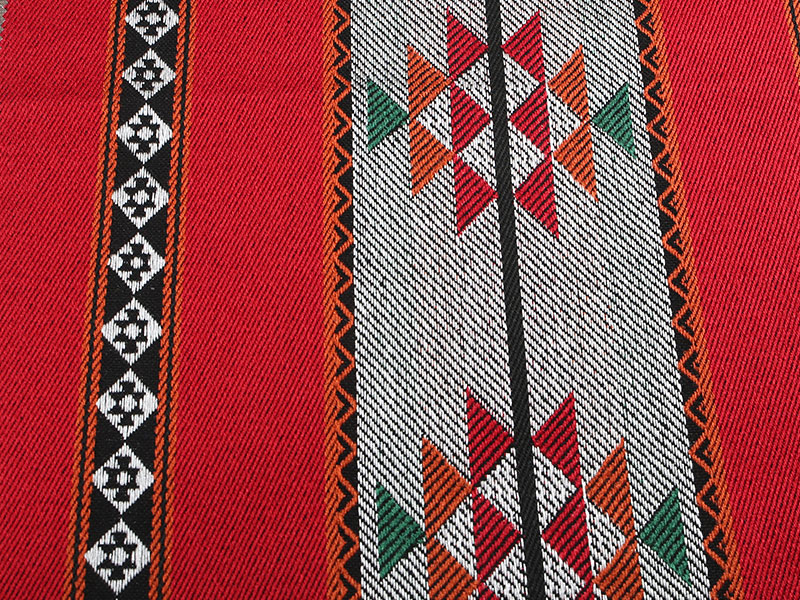 শ্বাস প্রশ্বাসের বোনা রঙ বোনা স্ট্রাইপ তাঁবু ফ্যাব্রিক