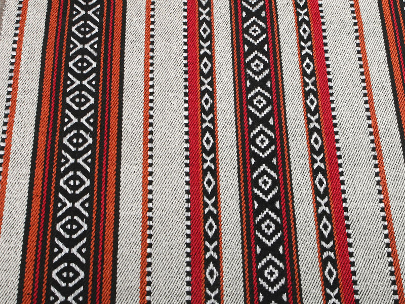 জলরোধী টেকসই 100% পলিয়েস্টার রঙ বোনা স্ট্রাইপ ফ্যাব্রিক