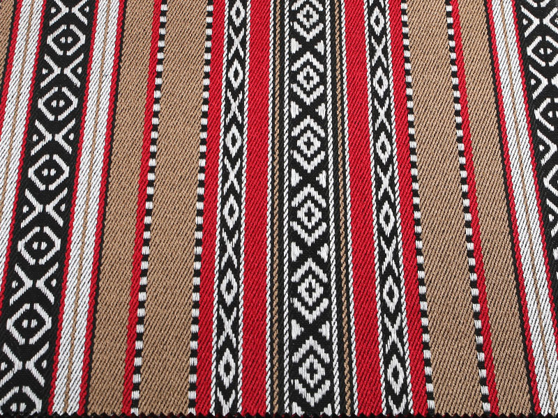 জলরোধী টেকসই 100% পলিয়েস্টার রঙ বোনা স্ট্রাইপ ফ্যাব্রিক