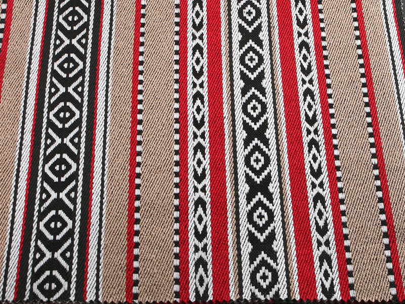 জলরোধী টেকসই 100% পলিয়েস্টার রঙ বোনা স্ট্রাইপ ফ্যাব্রিক